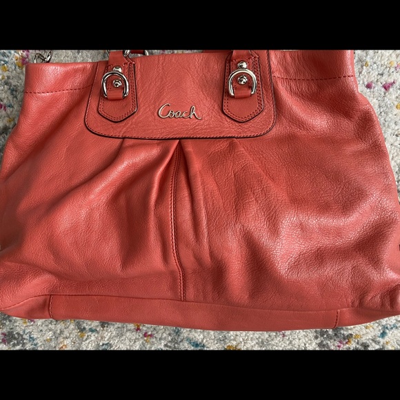 Coach Handbags - Coach Purse, Coral Color, Medium Size bag - lightly used